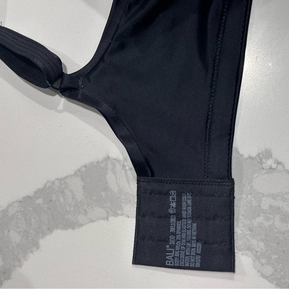 Bali 2 Elegant Black and Cream Women's Bra size 38DD - Picture 12 of 16